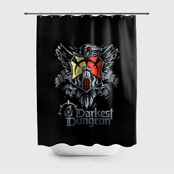 Шторка для душа Darkest Dungeon герб, цвет: 3D-принт