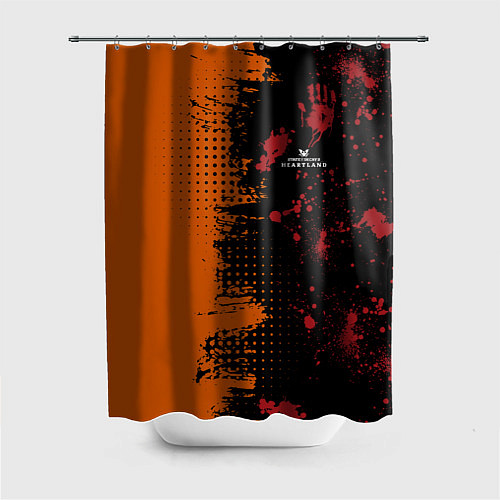 Шторка для ванной Zombie Blood State of Decay / 3D-принт – фото 1