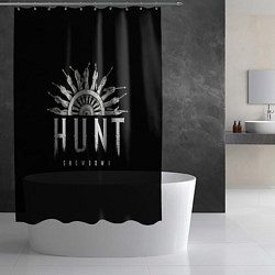 Шторка для душа Колесо охоты, цвет: 3D-принт — фото 2
