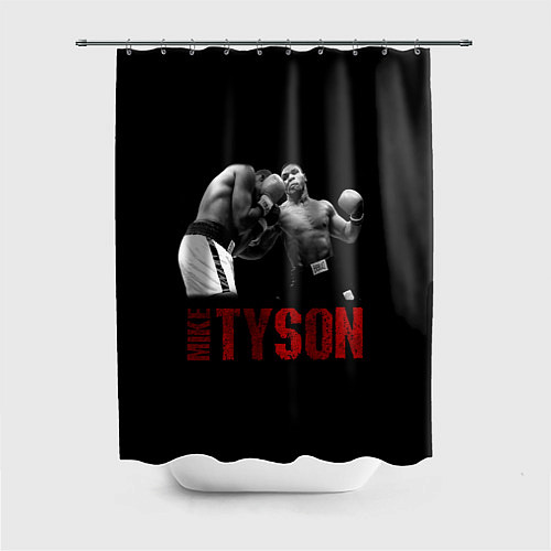 Шторка для ванной Майк Тайсон Mike Tyson / 3D-принт – фото 1