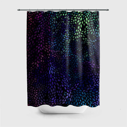 Шторка для ванной Из красок бардак / 3D-принт – фото 1
