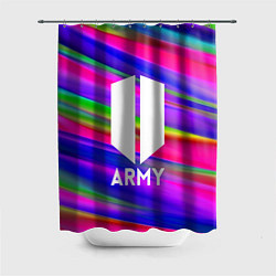 Шторка для душа BTS ARMY RAIBOW, цвет: 3D-принт