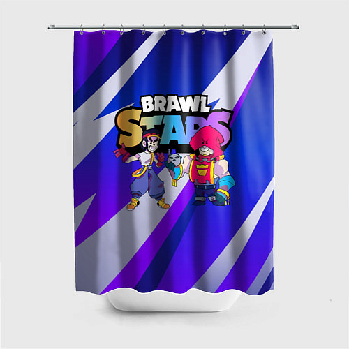 Шторка для ванной FANG & GROM BRAWL STARS / 3D-принт – фото 1