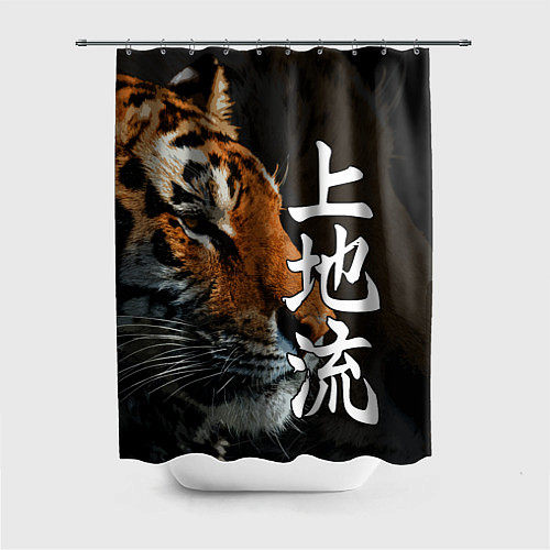 Шторка для ванной Год тигра 2022 Взгляд / 3D-принт – фото 1