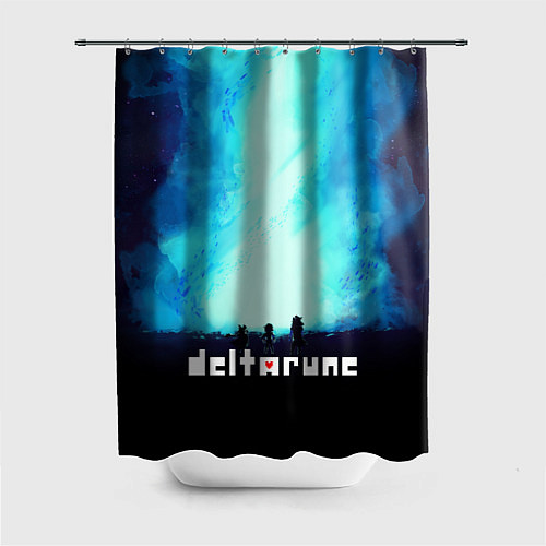 Шторка для ванной DELTARUNE ГЕРОИ ИГРЫ / 3D-принт – фото 1