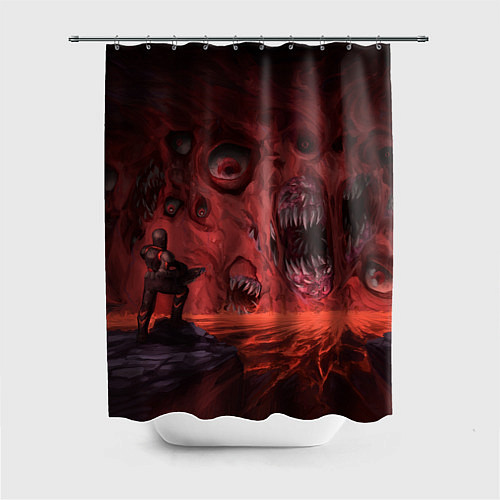Шторка для ванной Битва со Стеной плоти / 3D-принт – фото 1