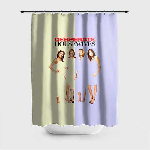 Шторка для ванной Отчаянные Домохозяйки Desperate Housewives / 3D-принт – фото 1