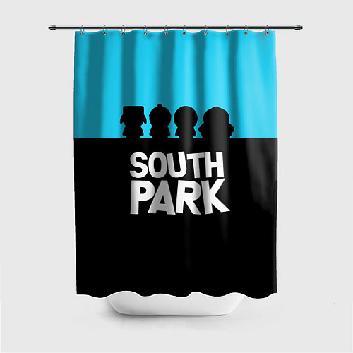 Шторка для ванной Южный парк персонажи South Park / 3D-принт – фото 1