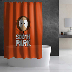 Шторка для душа Южный парк Кенни South Park, цвет: 3D-принт — фото 2