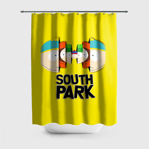 Шторка для ванной South Park - Южный парк персонажи / 3D-принт – фото 1