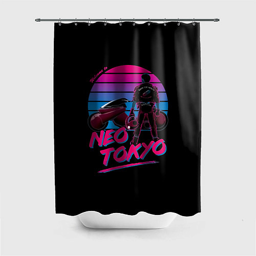 Шторка для ванной Welkome to NEO TOKYO Akira / 3D-принт – фото 1