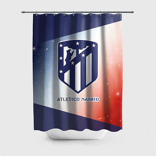 Шторка для ванной АТЛЕТИКО Atletico Madrid Графика / 3D-принт – фото 1