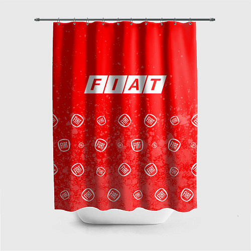Шторка для ванной FIAT Краски / 3D-принт – фото 1