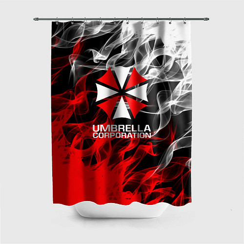 Шторка для ванной Umbrella Corporation Fire / 3D-принт – фото 1