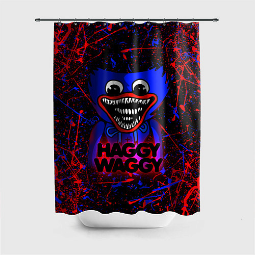 Шторка для ванной HAGGY WAGGY POPPY PLAYTIME / 3D-принт – фото 1