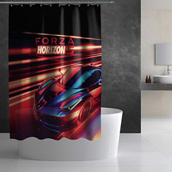 Шторка для душа Forza Horizon 5 - sports car, цвет: 3D-принт — фото 2