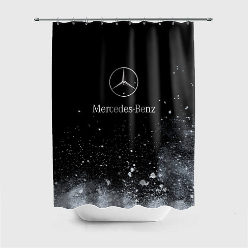 Шторка для ванной Mercedes-Benz распылитель / 3D-принт – фото 1