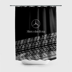 Шторка для ванной Mercedes-Benz шины