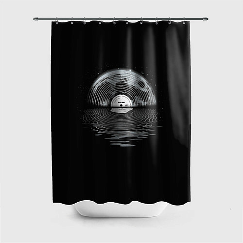 Шторка для ванной Лунная Песнь / 3D-принт – фото 1