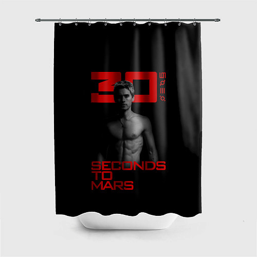 Шторка для ванной 30 Seconds to Mars Jared Leto / 3D-принт – фото 1