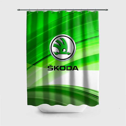 Шторка для ванной Skoda texture / 3D-принт – фото 1