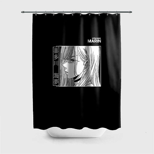 Шторка для ванной Marin Kitagawa - Марин Китагава / 3D-принт – фото 1