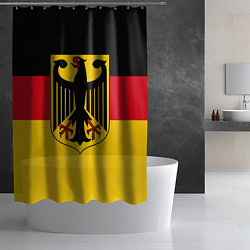 Шторка для душа Германия - Germany, цвет: 3D-принт — фото 2