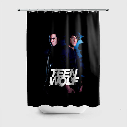 Шторка для ванной Волчонок Teen Wolf / 3D-принт – фото 1