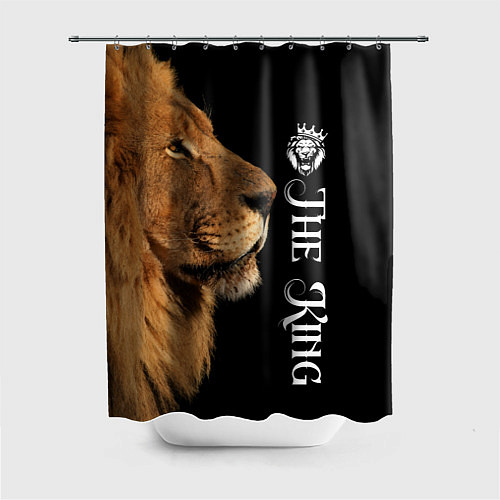 Шторка для ванной ЛЕВ КОРОЛЬ LION KING / 3D-принт – фото 1