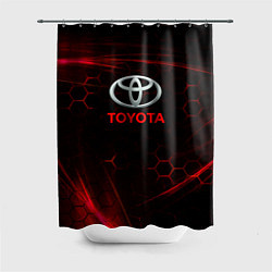 Шторка для ванной Toyota sport соты