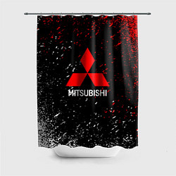 Шторка для ванной Mitsubishi Logo auto