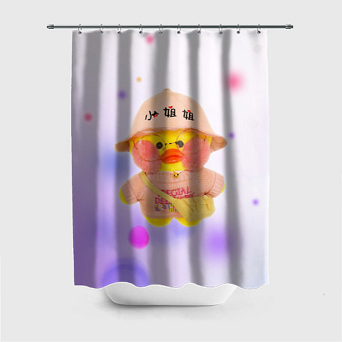 Шторка для ванной УТОЧКА ЛАЛАФАНФАН Fan Fan Duck / 3D-принт – фото 1