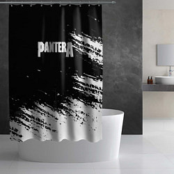 Шторка для душа Pantera Logo, цвет: 3D-принт — фото 2