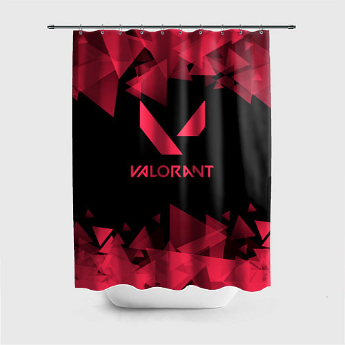 Шторка для ванной Valorant - Геометрия / 3D-принт – фото 1