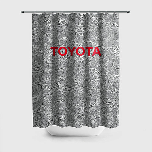 Шторка для ванной TOYOTA PATTERN LOGO Z / 3D-принт – фото 1