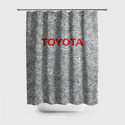 Шторка для ванной TOYOTA PATTERN LOGO Z