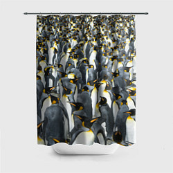 Шторка для душа Пингвины Penguins, цвет: 3D-принт