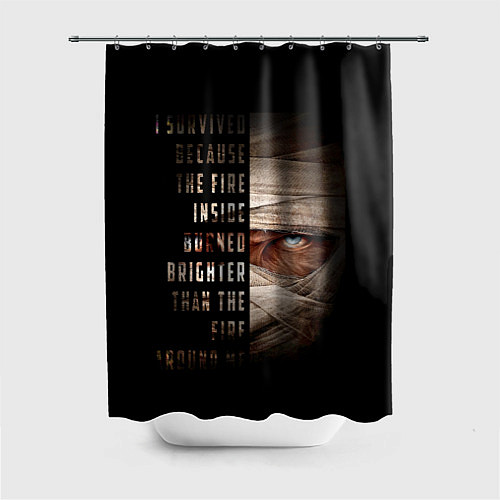 Шторка для ванной Fallout - Joshua Graham / 3D-принт – фото 1