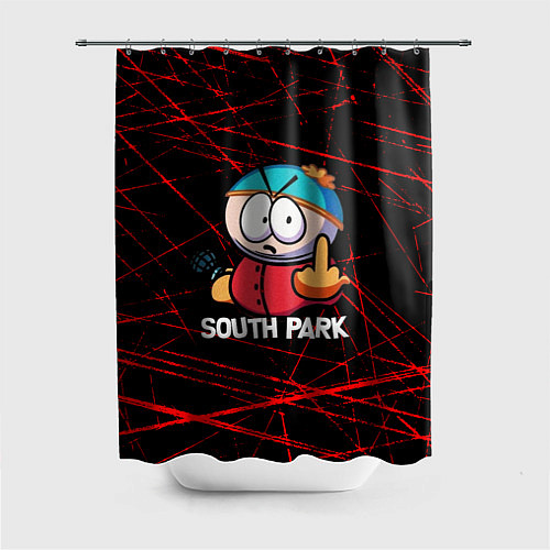 Шторка для ванной Мультфильм Южный парк Эрик South Park / 3D-принт – фото 1