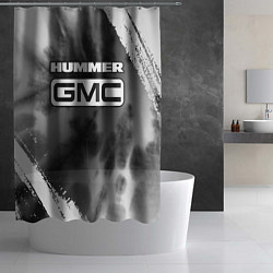 Шторка для душа HUMMER - GMC Краски, цвет: 3D-принт — фото 2