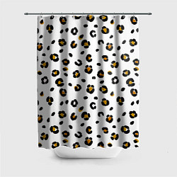 Шторка для душа Пятна леопарда leopard spots, цвет: 3D-принт