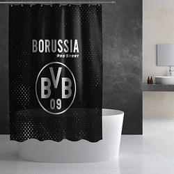 Шторка для душа BORUSSIA Pro Sport Гранж, цвет: 3D-принт — фото 2