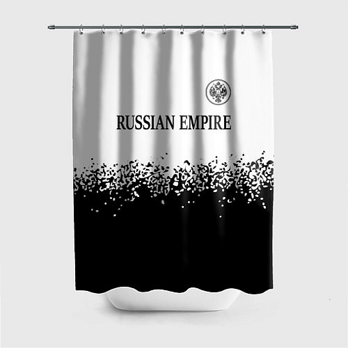 Шторка для ванной RUSSIAN EMPIRE - ГЕРБ Спрей / 3D-принт – фото 1