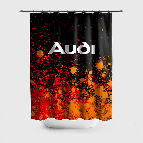 Шторка для ванной AUDI Краска / 3D-принт – фото 1