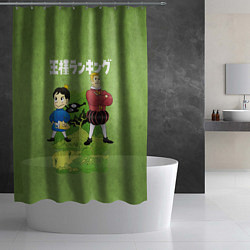 Шторка для душа Death-Par & Bojji, цвет: 3D-принт — фото 2