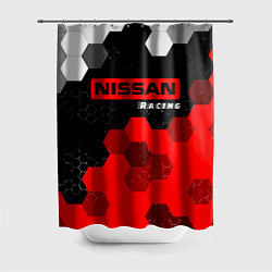 Шторка для душа НИССАН Racing Графика, цвет: 3D-принт