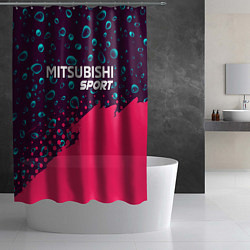 Шторка для душа MITSUBISHI Sport Краски, цвет: 3D-принт — фото 2