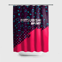 Шторка для душа MITSUBISHI Sport Краски, цвет: 3D-принт