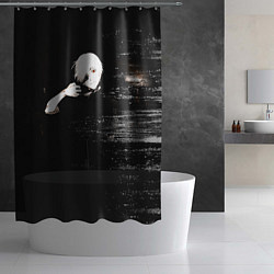 Шторка для душа Токийский Гуль Гранж Tokyo Ghoul, цвет: 3D-принт — фото 2