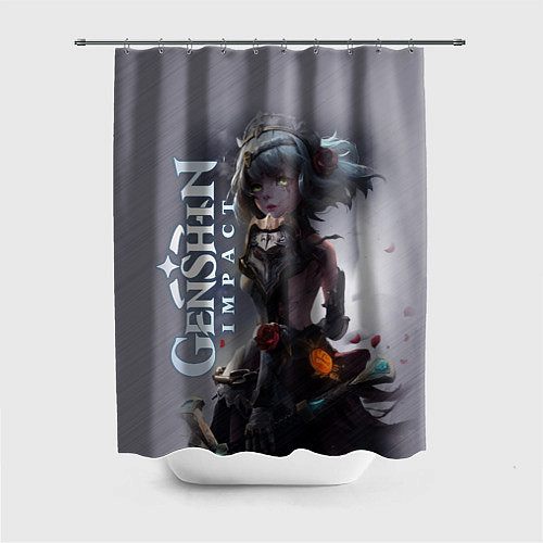 Шторка для ванной Геншин Шень хэ / 3D-принт – фото 1